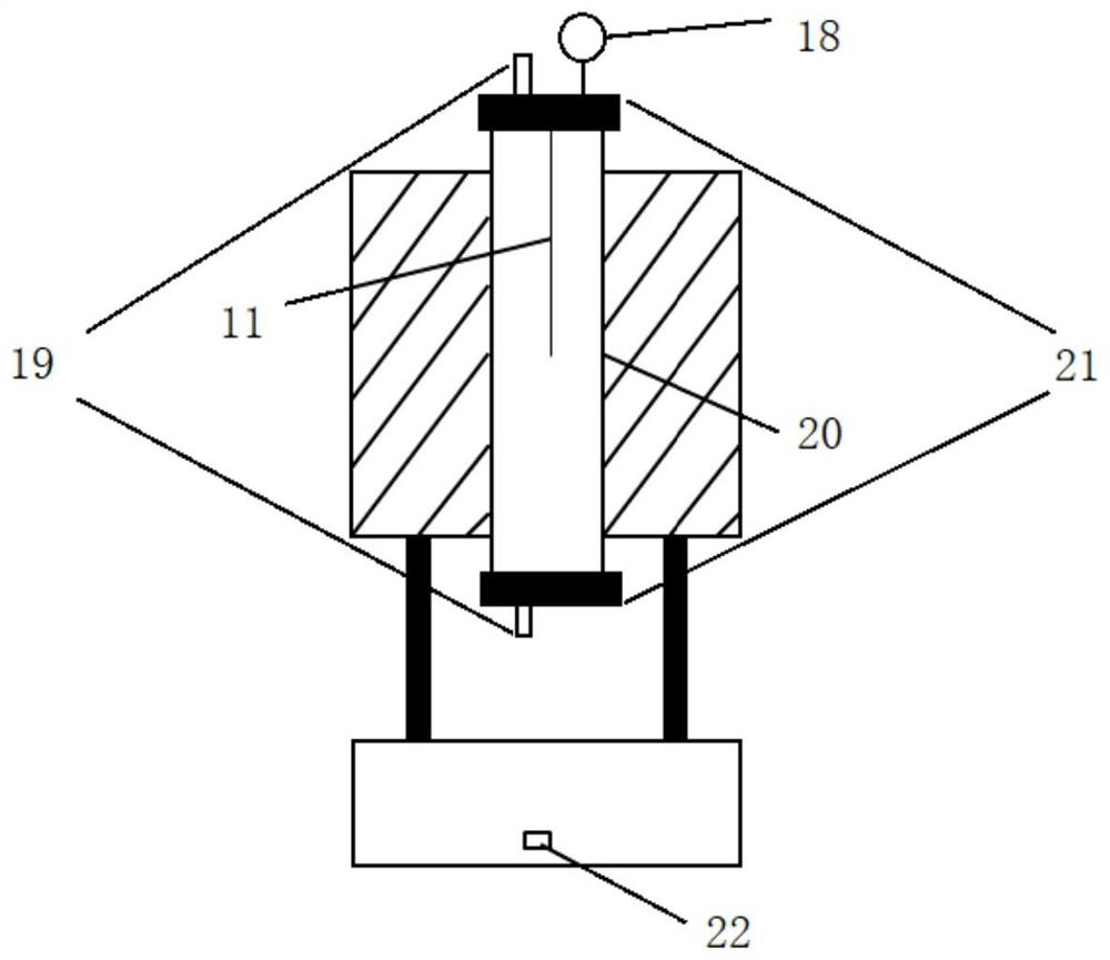 Product quality testing device for different technological heating processes of hot-rolled steel billets