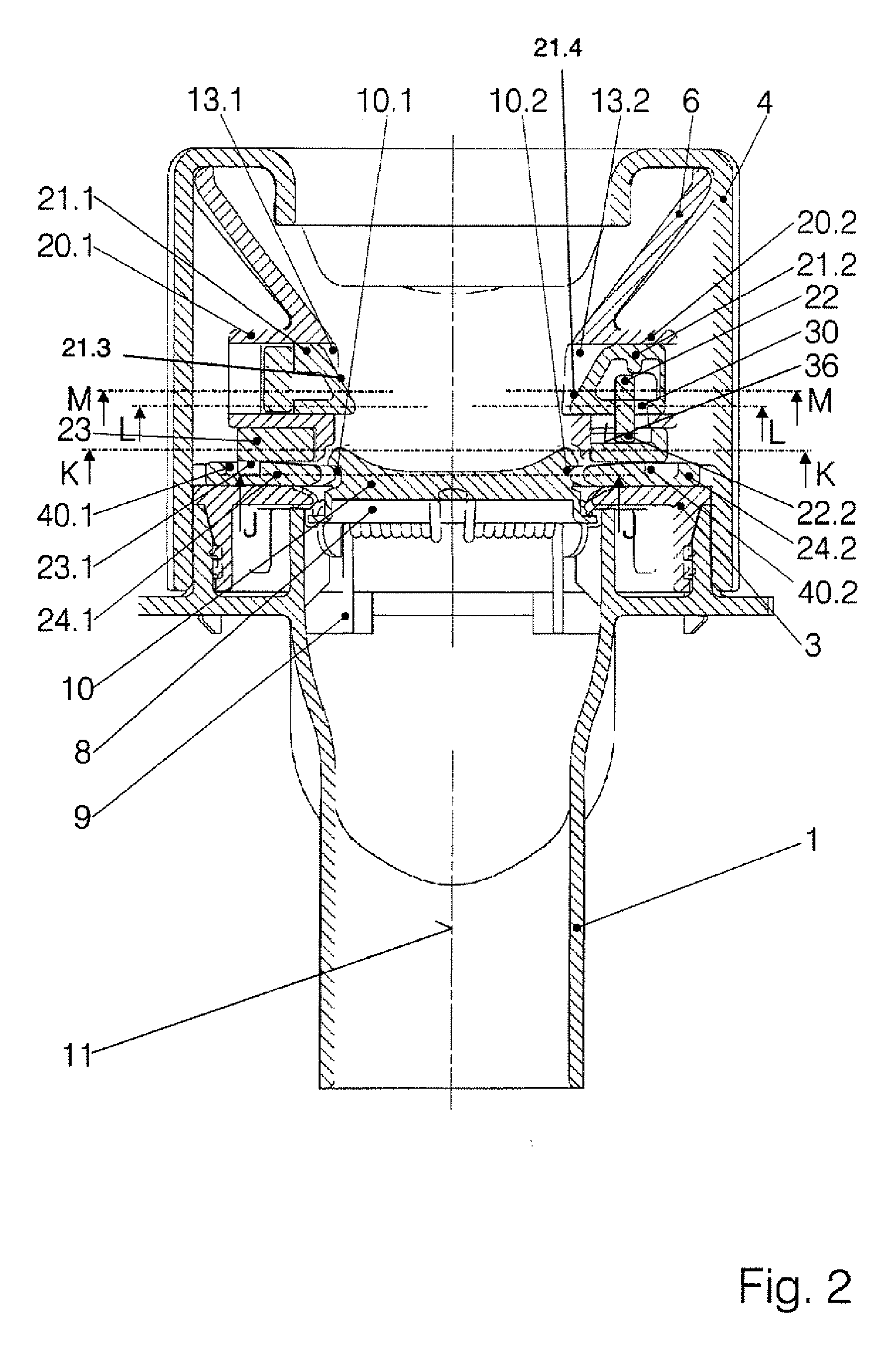 Filler neck of a fuel tank with an arrangement for preventing incorrect fueling