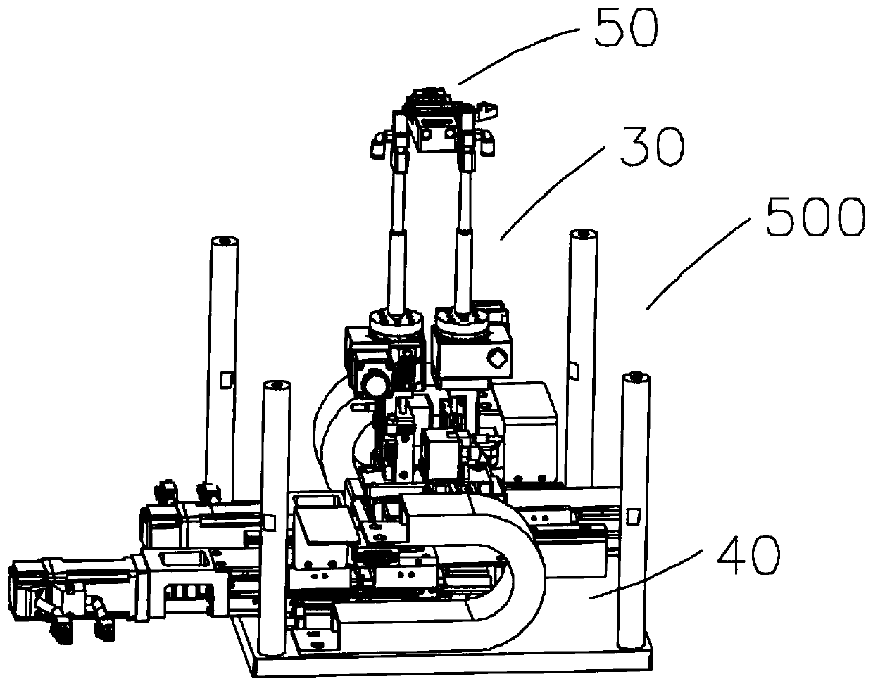 Photographing and labeling mechanism