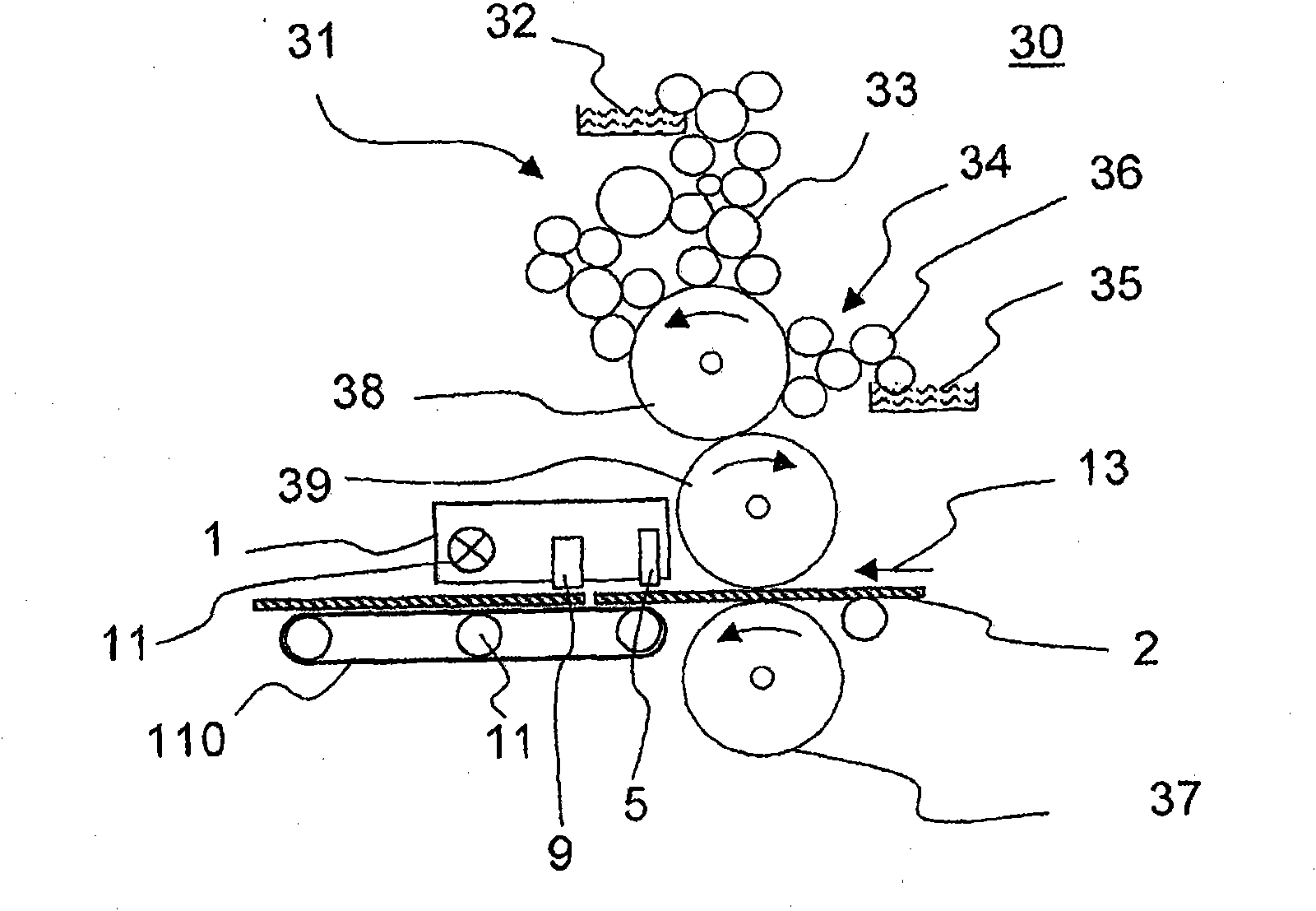 Method and apparatus for the application of plastics coatings