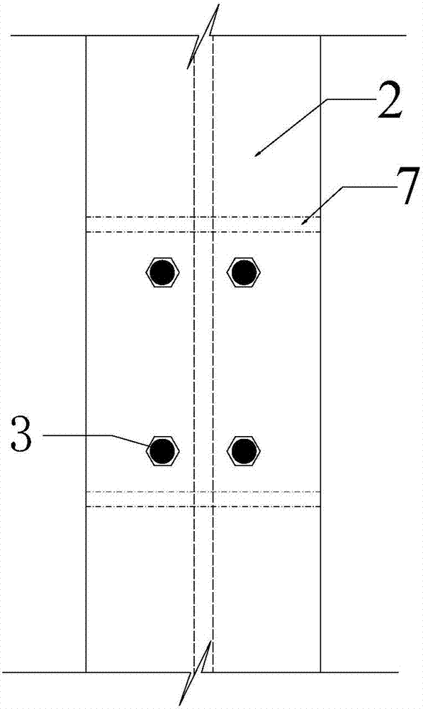 Flange friction type shape memory alloy rod self-restoring steel frame beam-edge column joint