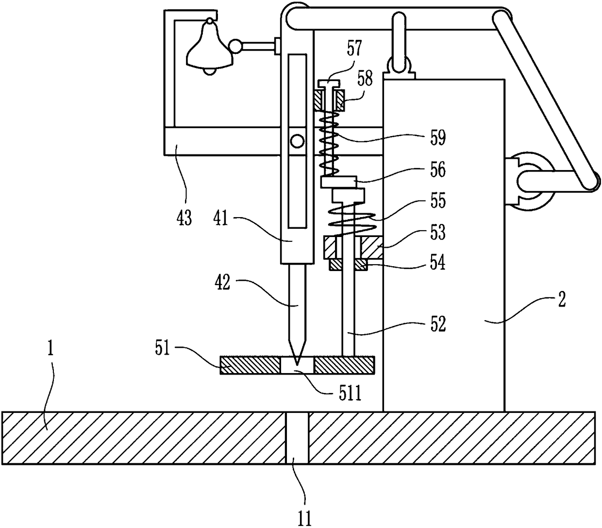 Cutting device for rubber