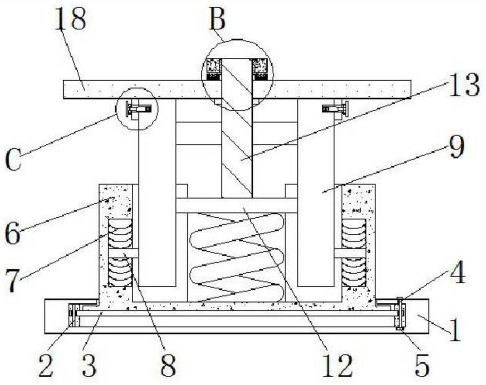 Large spring vibration isolator with damping