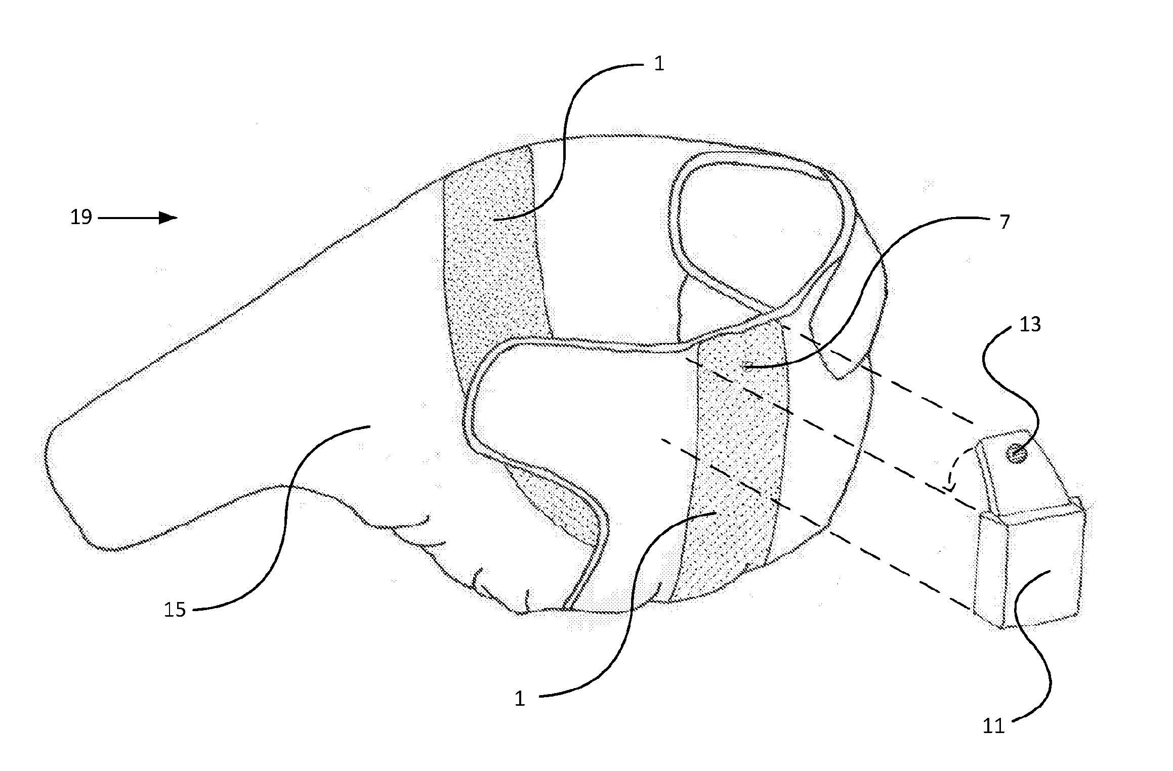 System for Measuring the Quantity of Urine and Detecting the Presence of Faeces in a Nappy