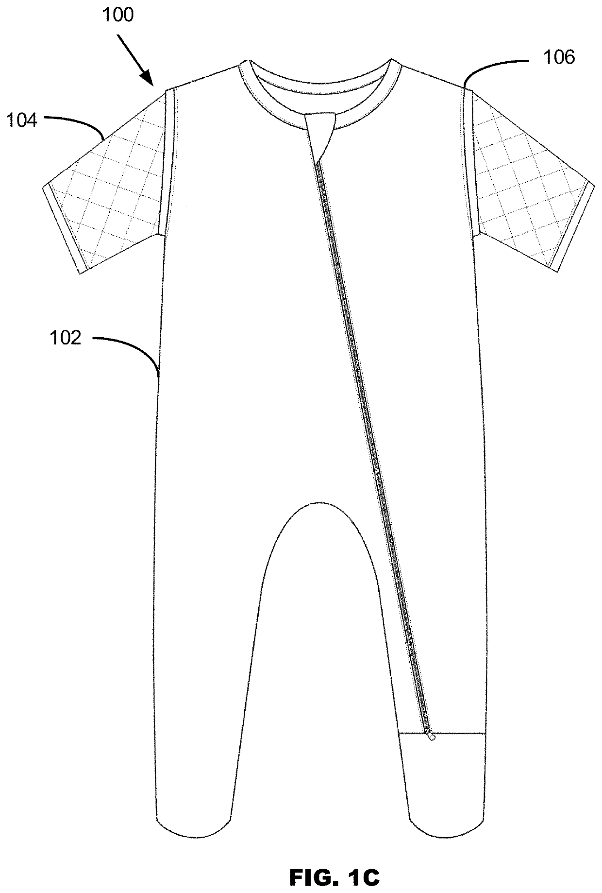 Infant sleep garment with triangle sleeves and methods thereof