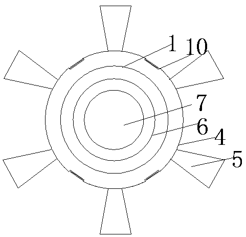 Splicing type rib material