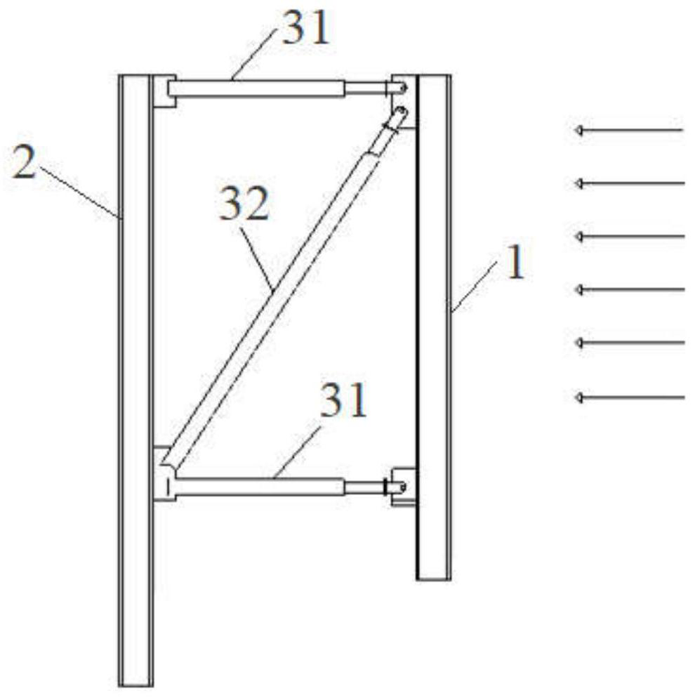 A damping energy-consuming debris flow grid dam and its construction method