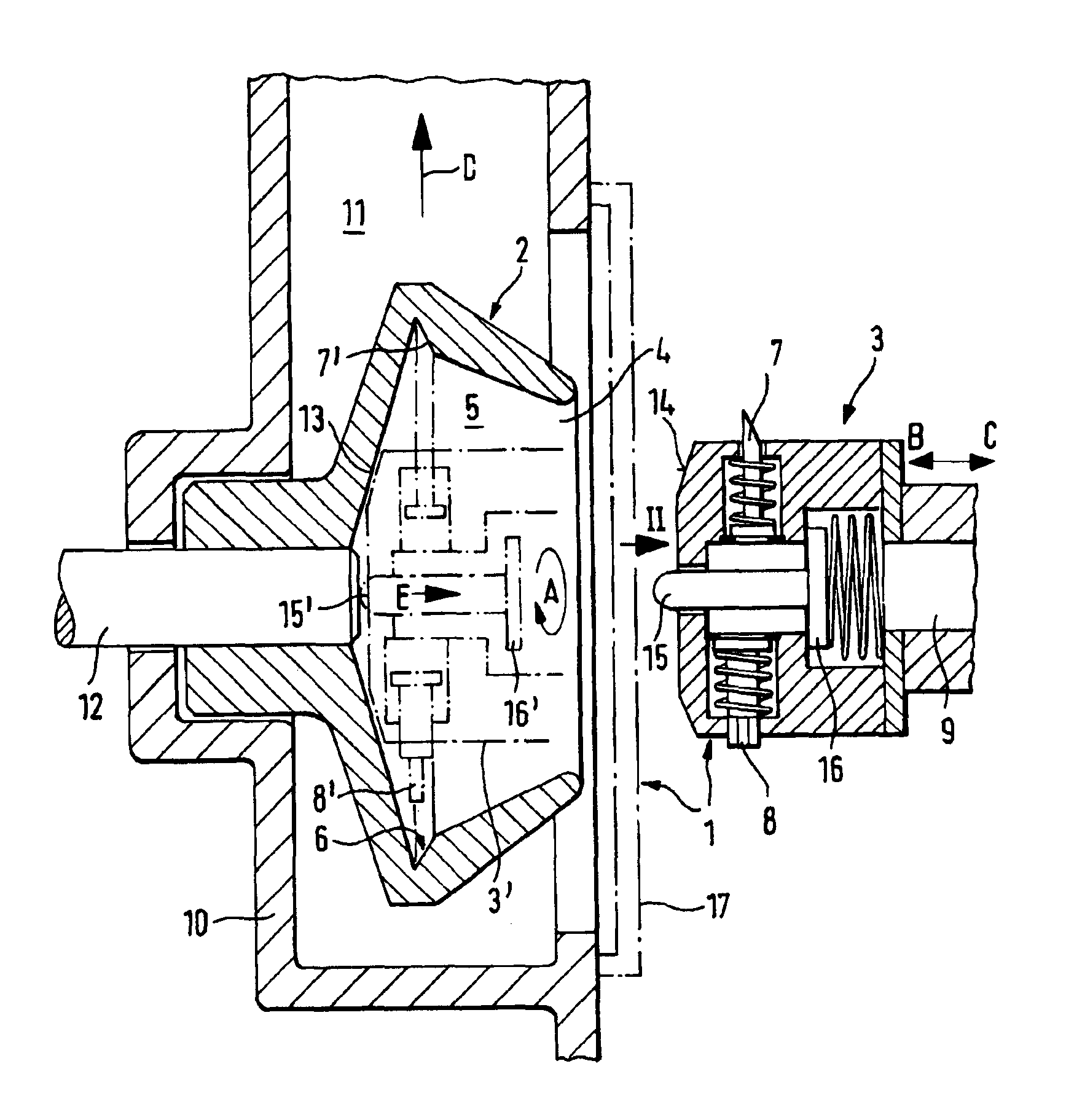 Cleaning device for the cleaning of a spin rotor and scraper element