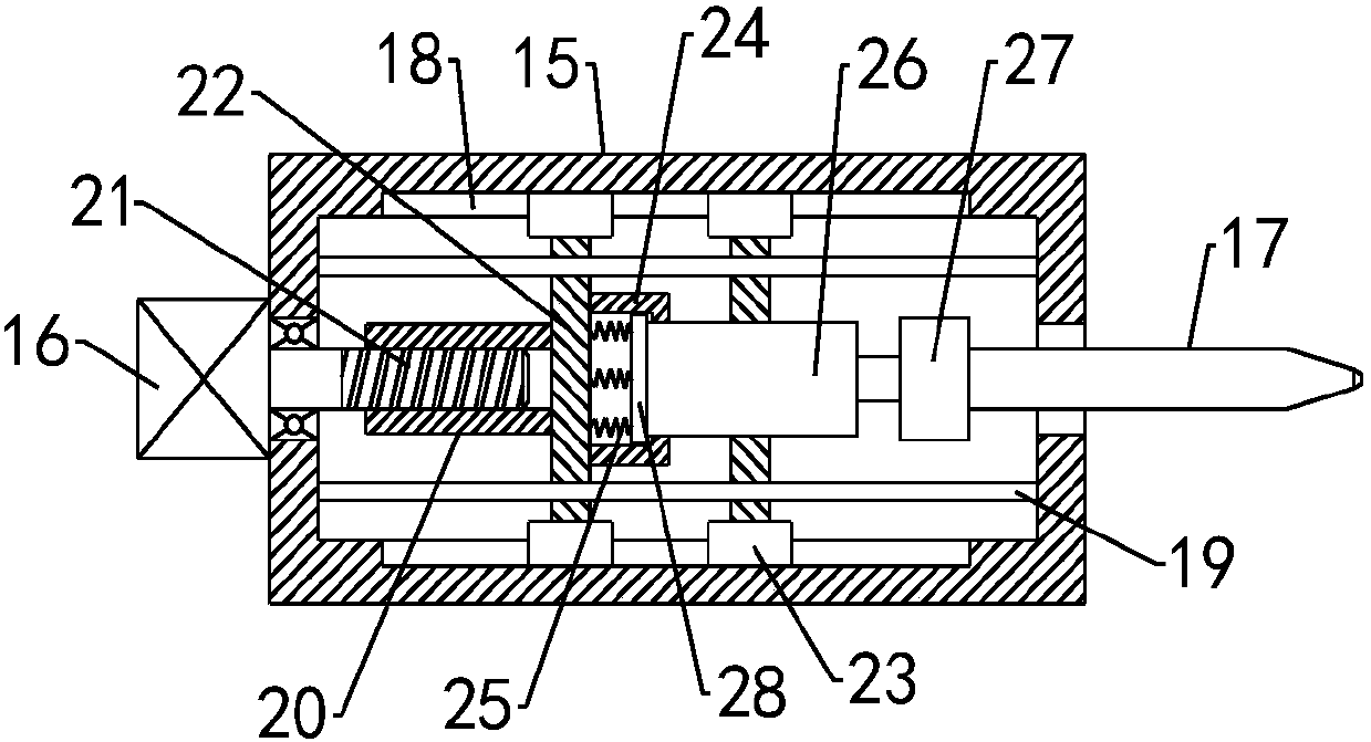 Concrete wall prefabricated drilling device for building construction