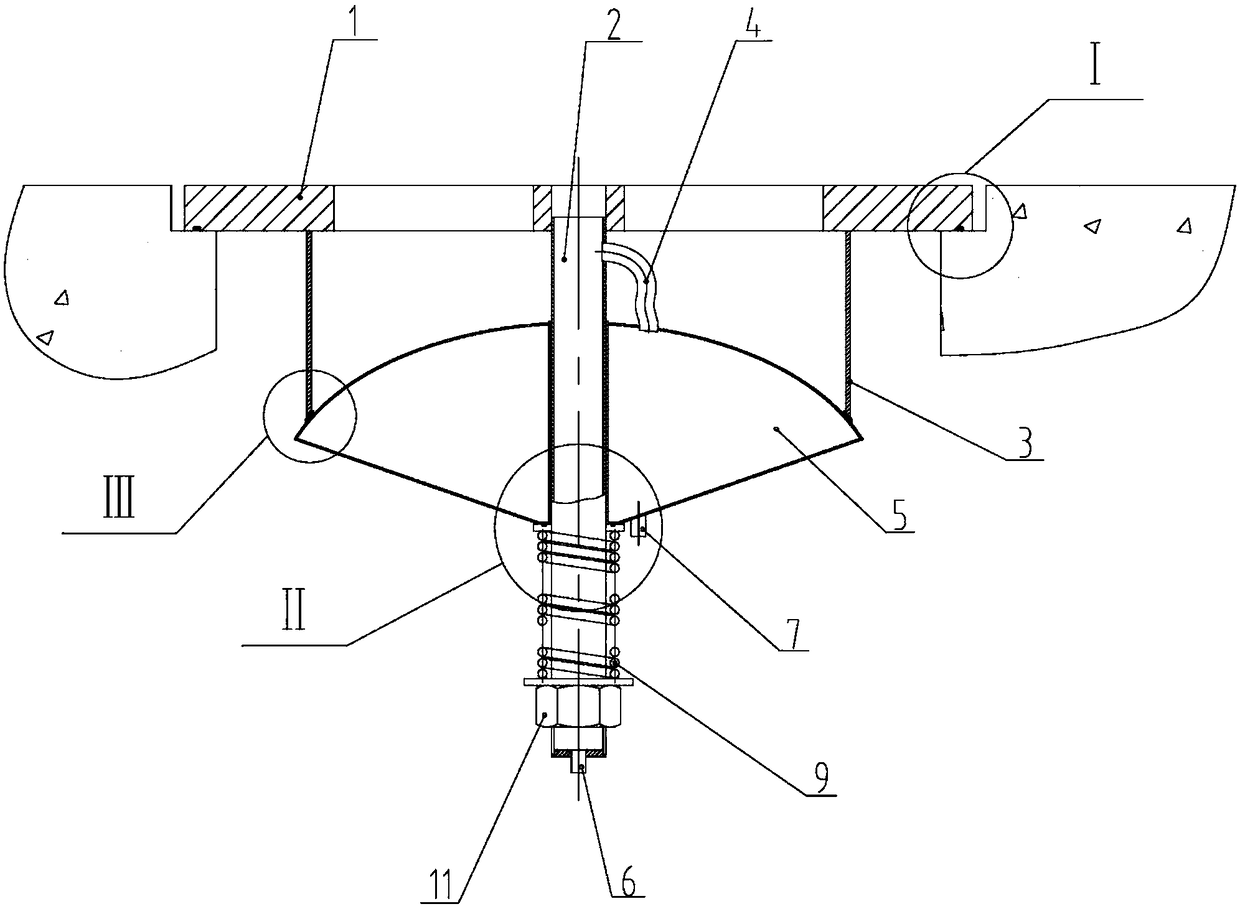 Downward open type automatic drainage well lid