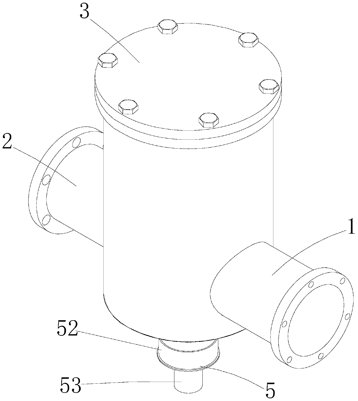 Natural gas filter