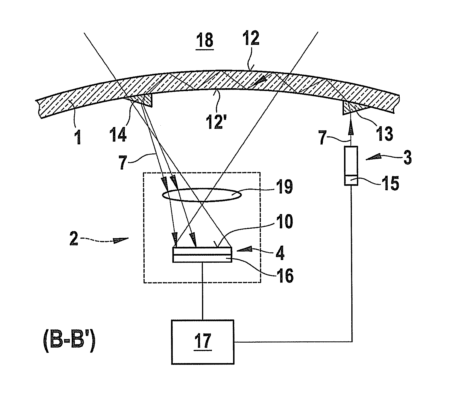 Camera system and method for detecting the surroundings of a vehicle