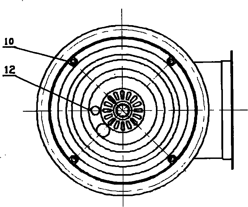 Forced-draft burner and method for regularizing side-combustion high-temperature preheated air of square-box furnace