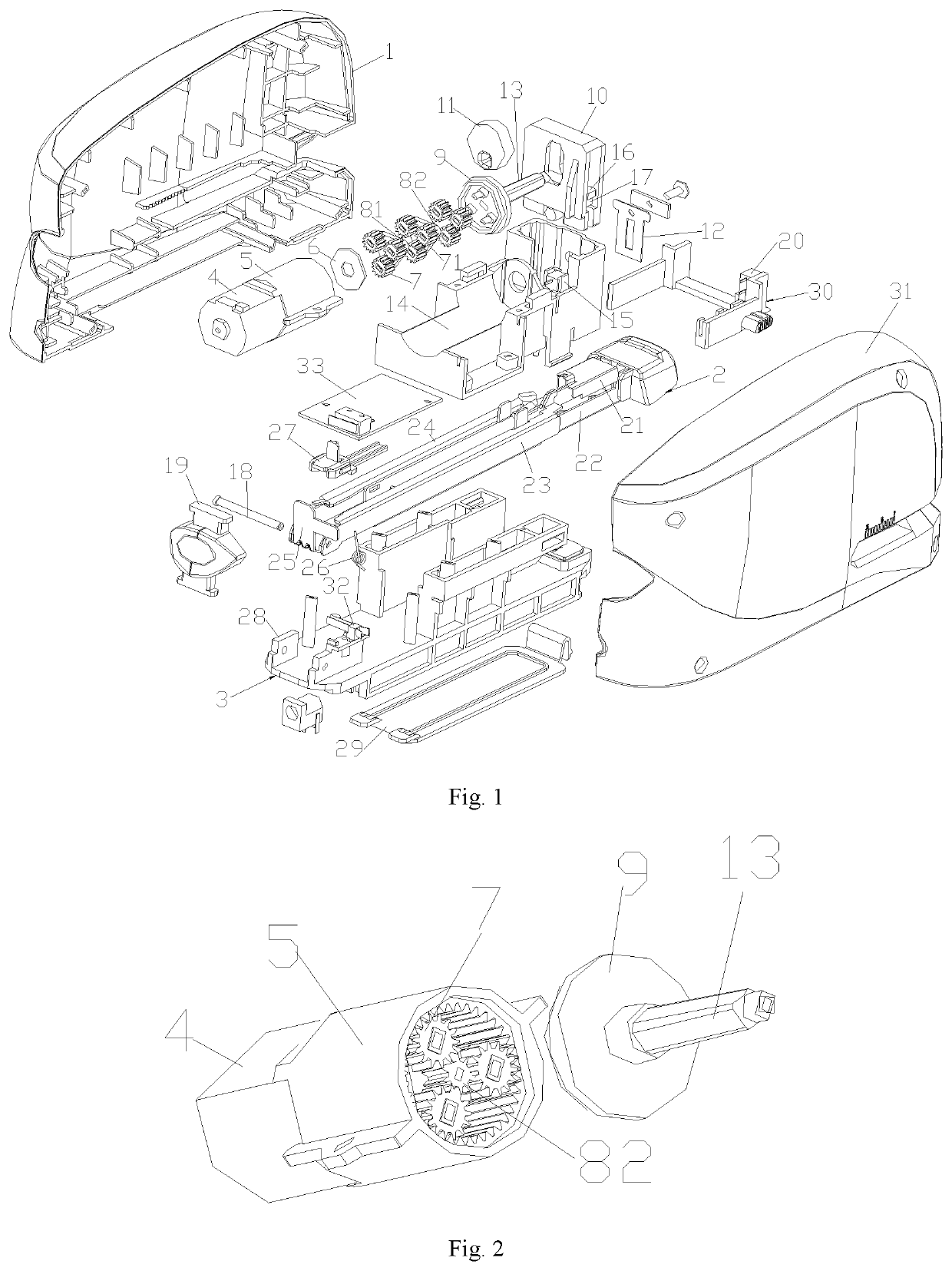 Electric stapler