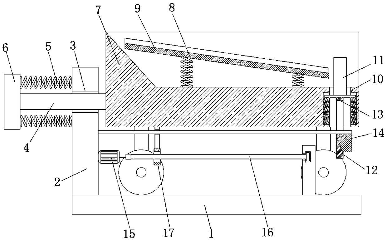 Sliding mechanism of drug supply device of drug automation equipment