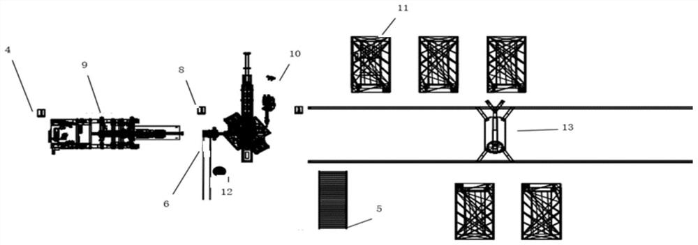 Free forging intelligent production system and method