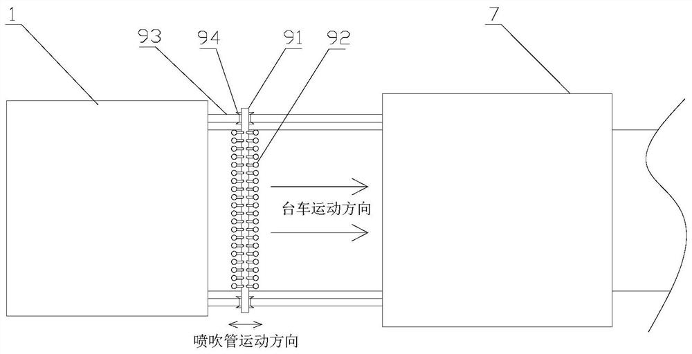 Steam cooling gas injection sintering machine and its control method