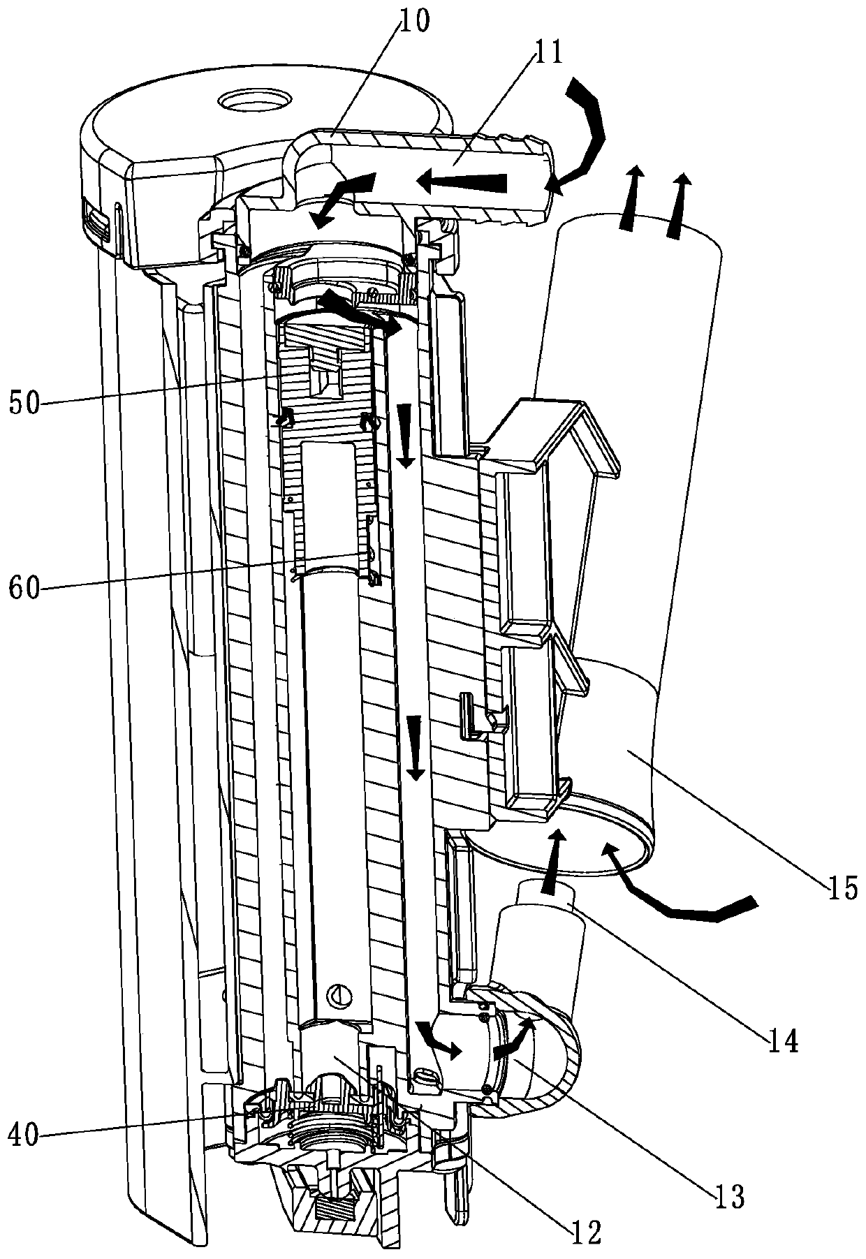 Water inflow control device with time delay function