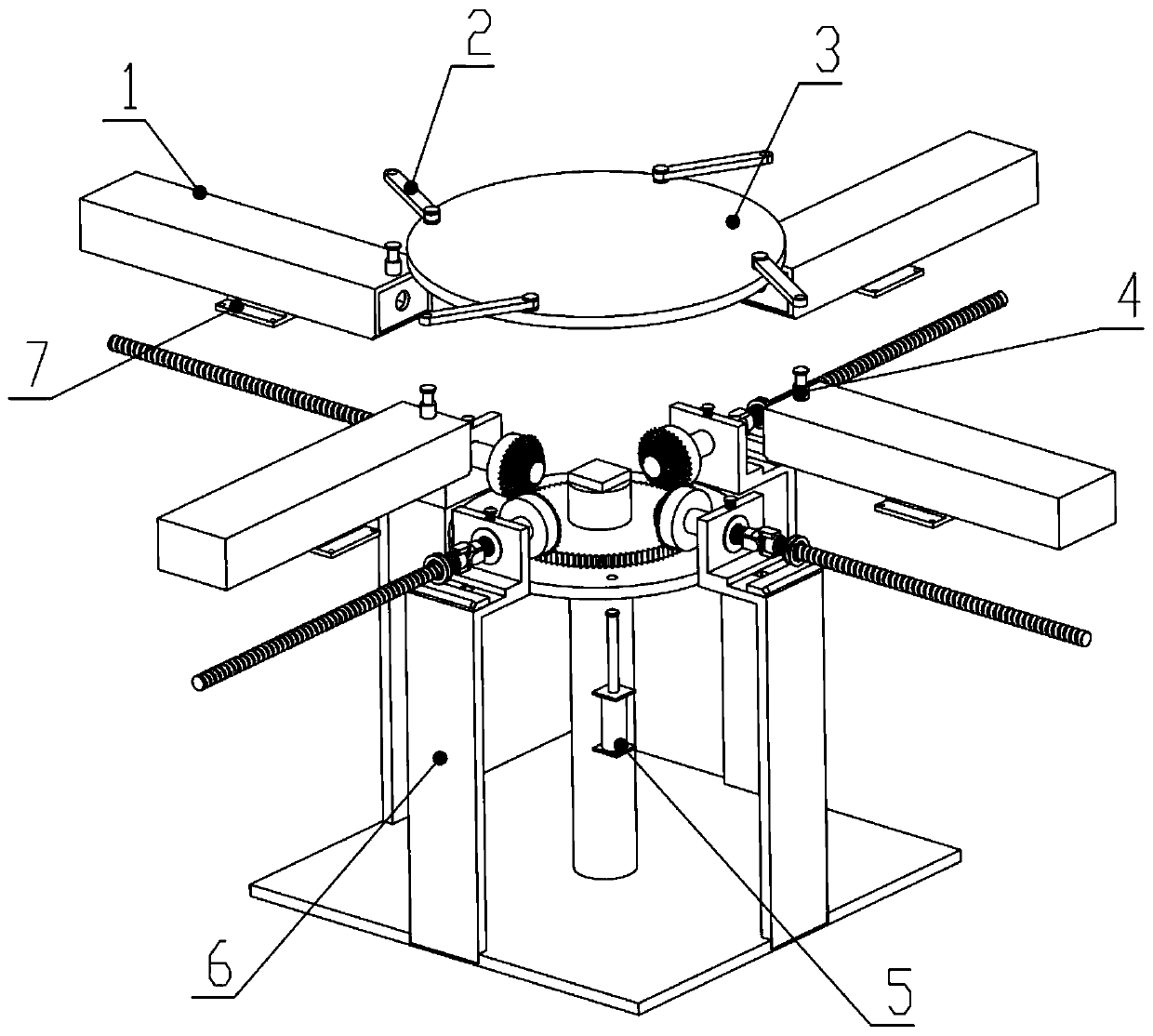 High-stability transmission mechanism for machining production