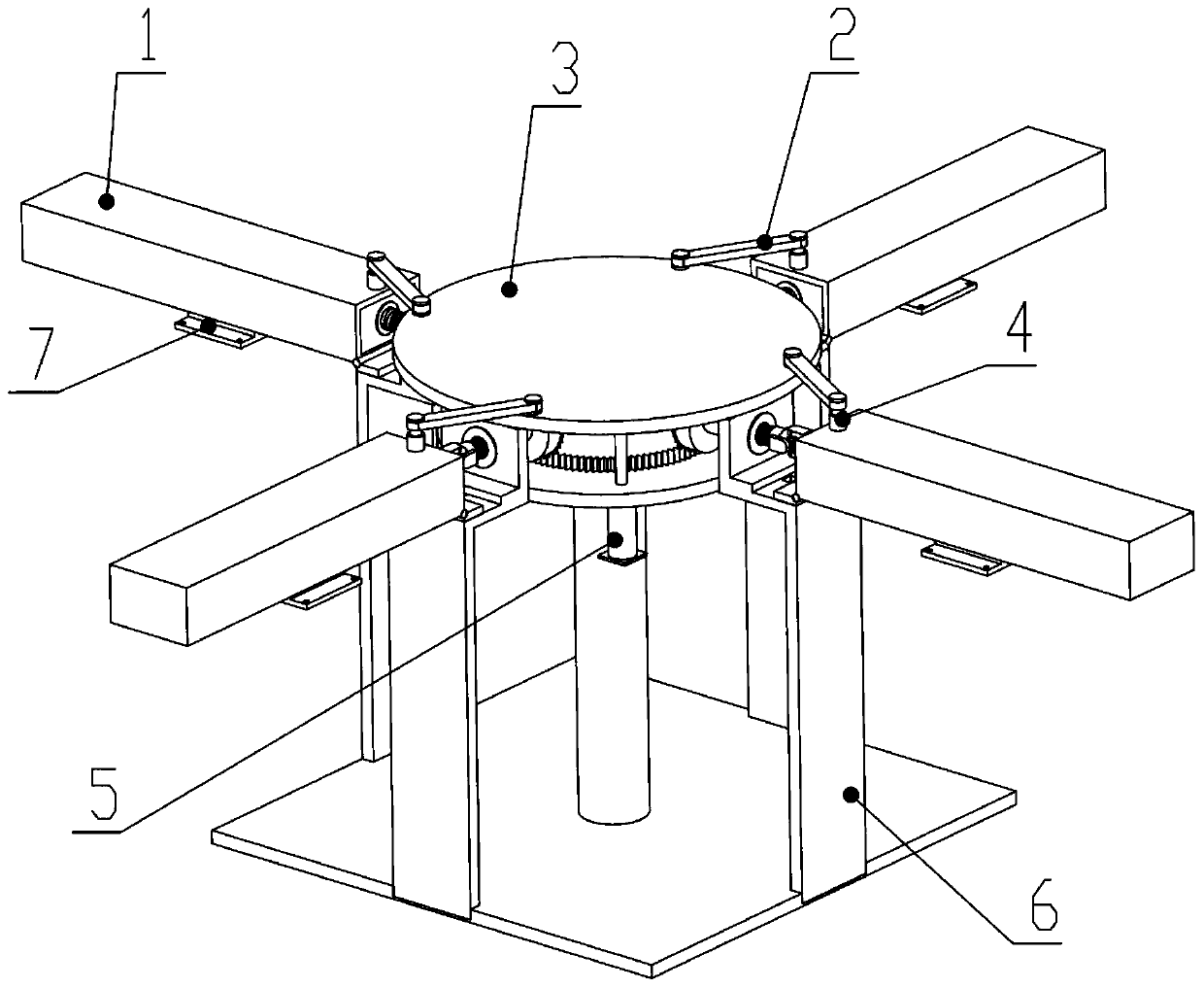 High-stability transmission mechanism for machining production