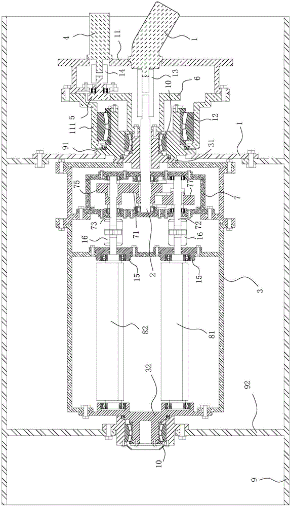 Amplitude and frequency regulating device and road roller