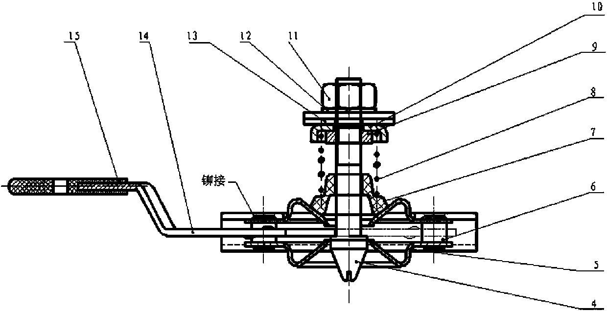 Automobile front cover locking mechanism