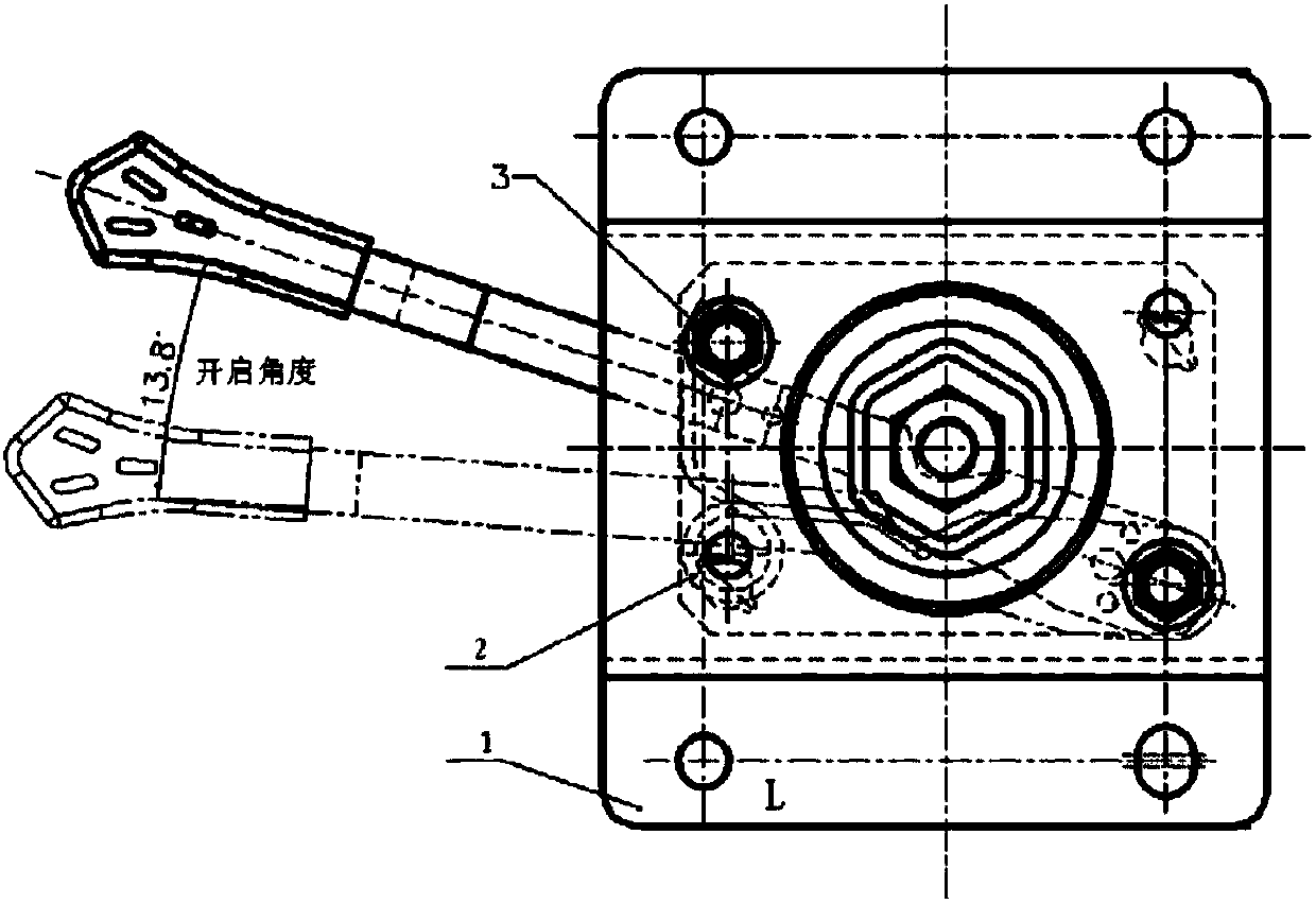 Automobile front cover locking mechanism