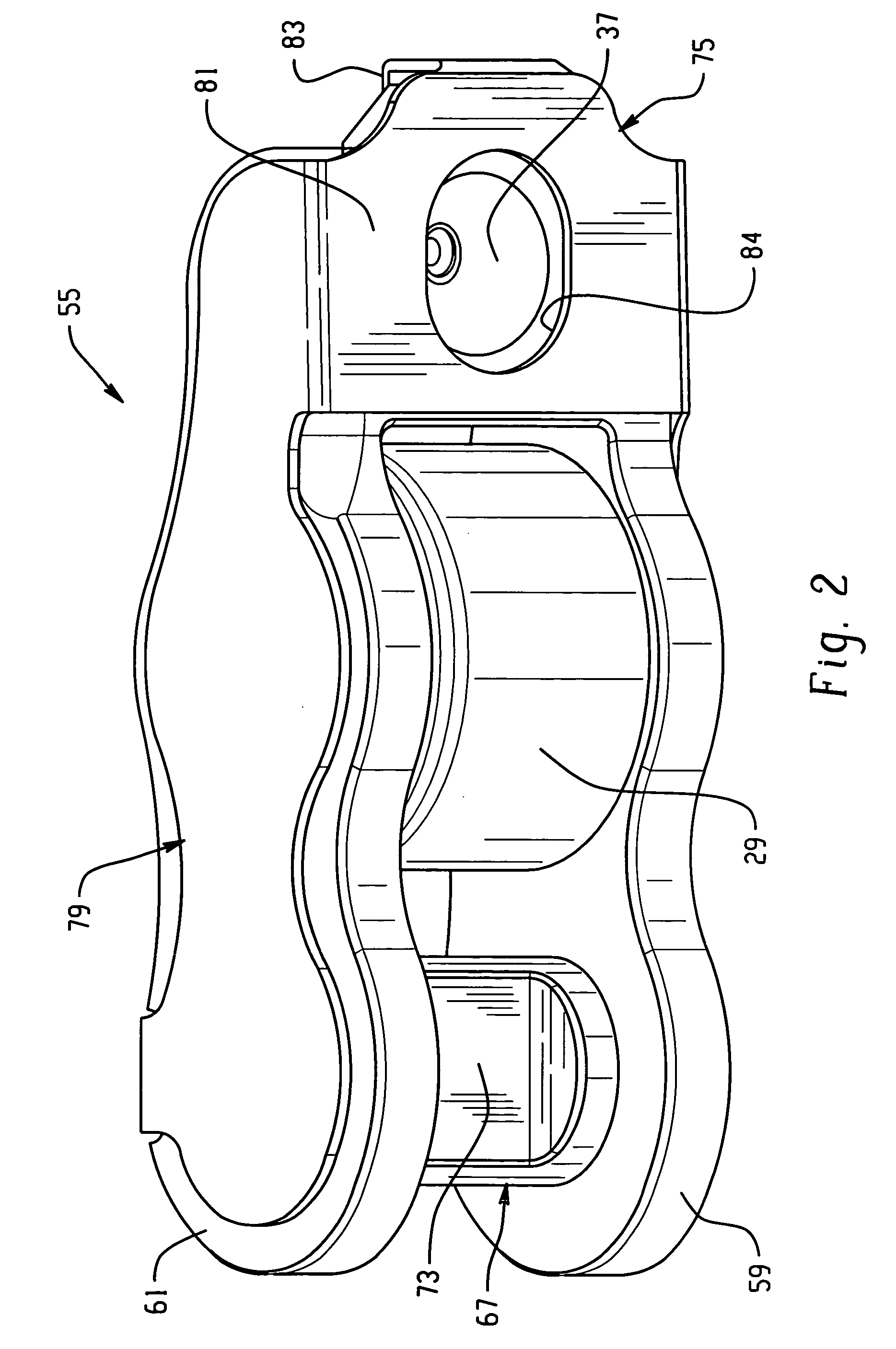 Valve guide for rocker arm assembly