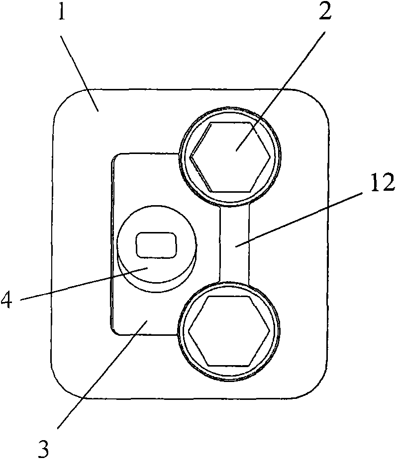 Locking device of anterior cervical vertebra steel plate