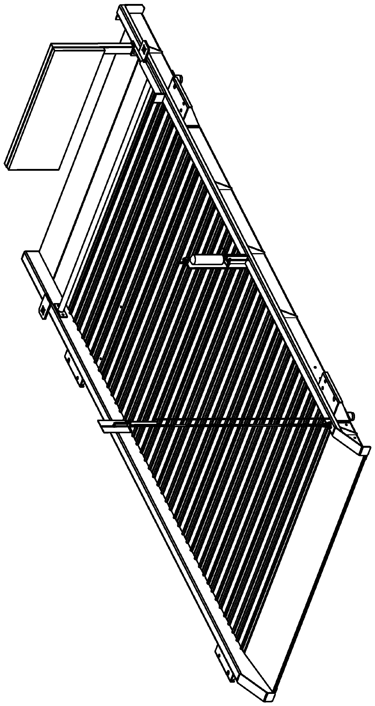 Three-dimensional garage vehicle carrying board with reversing limiting function