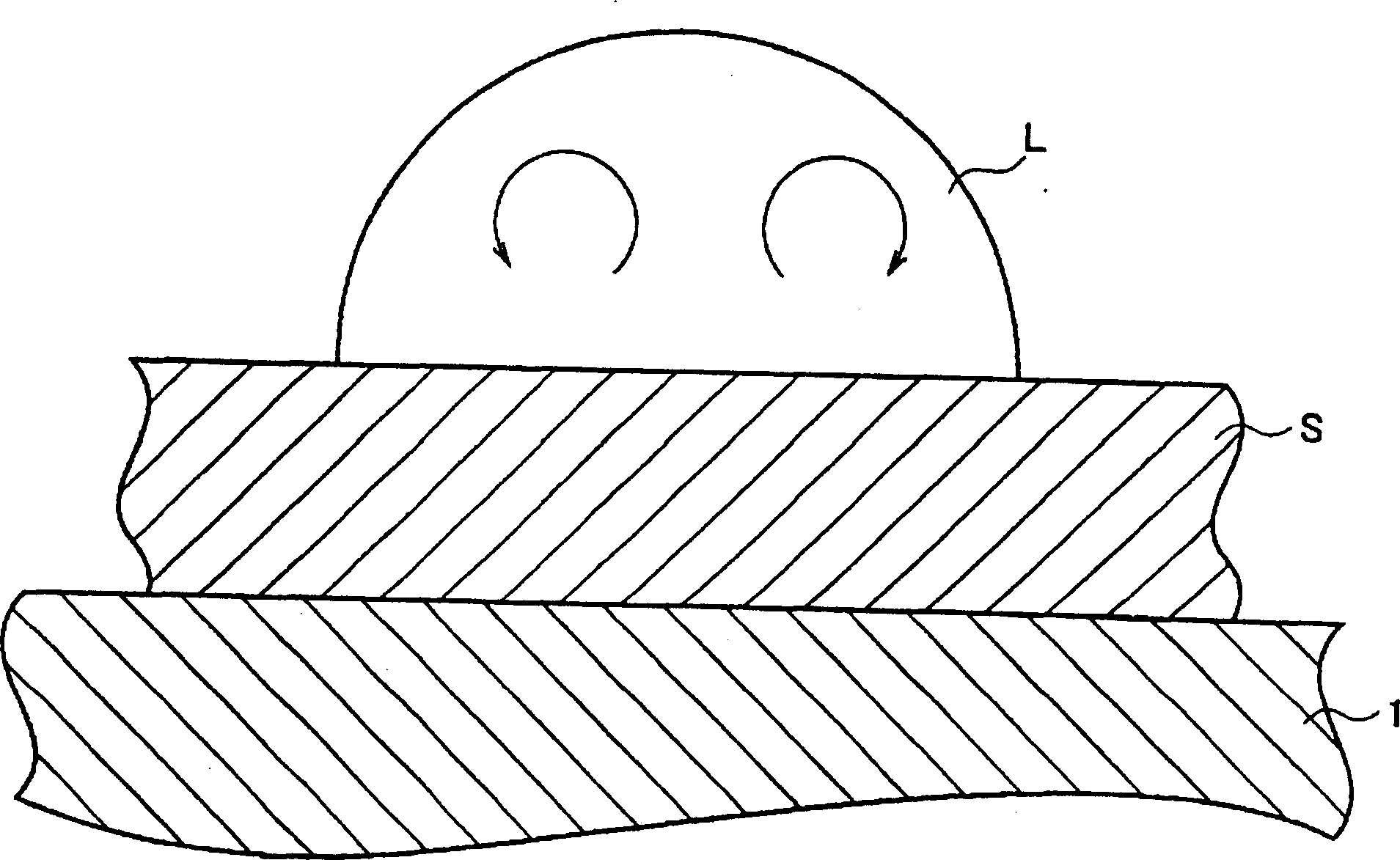 Method of liquid-drop jet coating and method of producing display devices