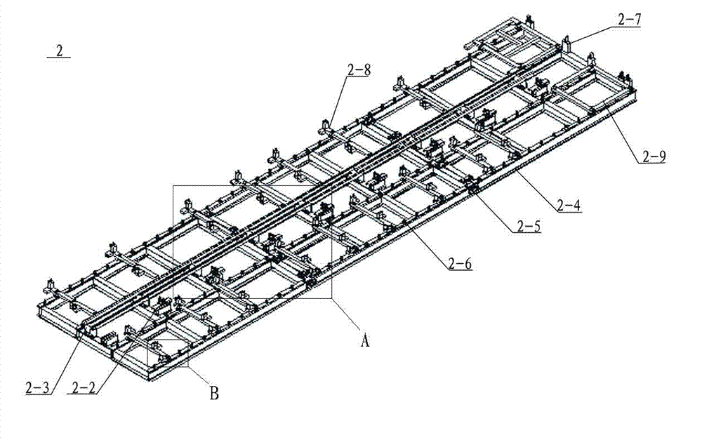 Side wall welding mould for passenger bus