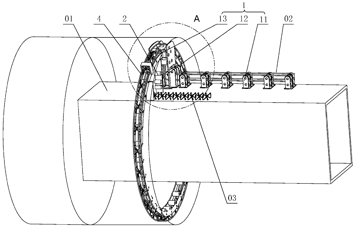 Tunnel supporting arch frame manufacturing system and manufacturing method