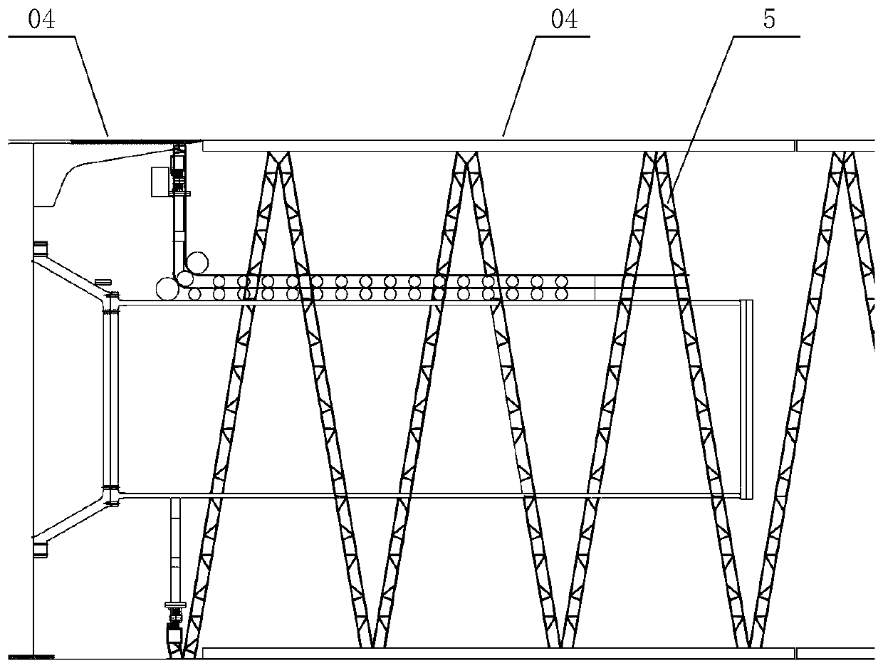 Tunnel supporting arch frame manufacturing system and manufacturing method