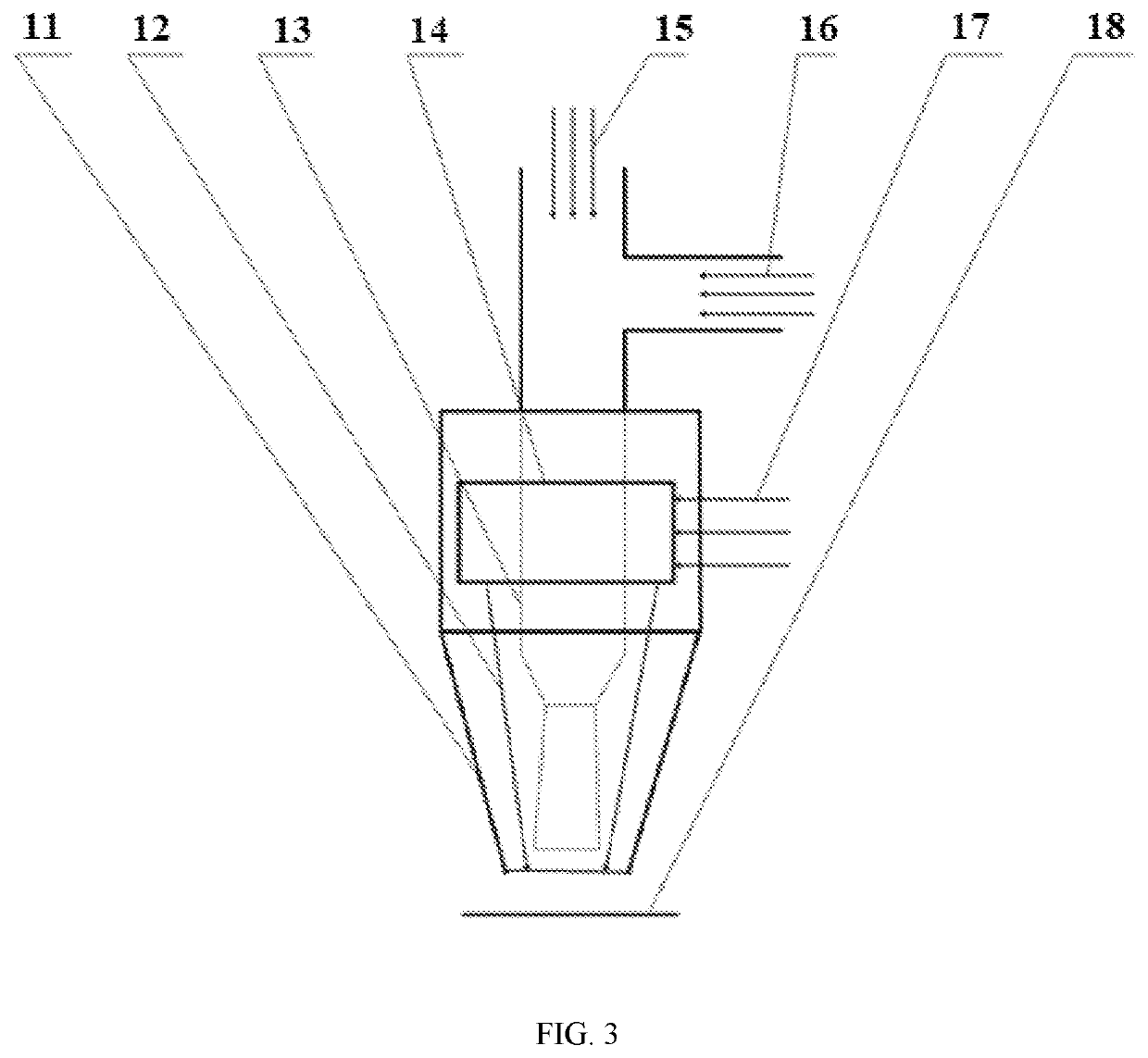 Additive manufacturing method and device for ceramic and composite thereof