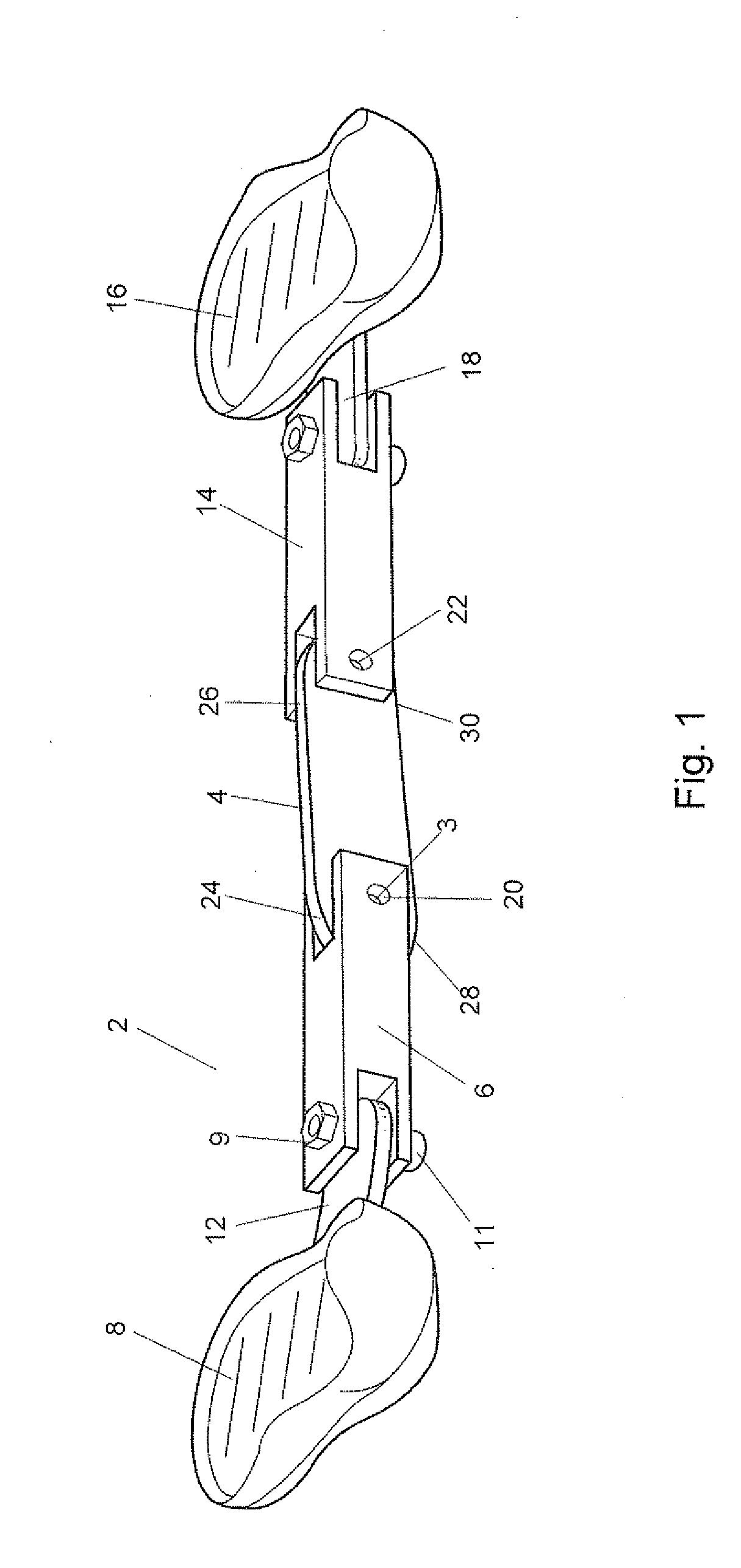 Foot abduction apparatus