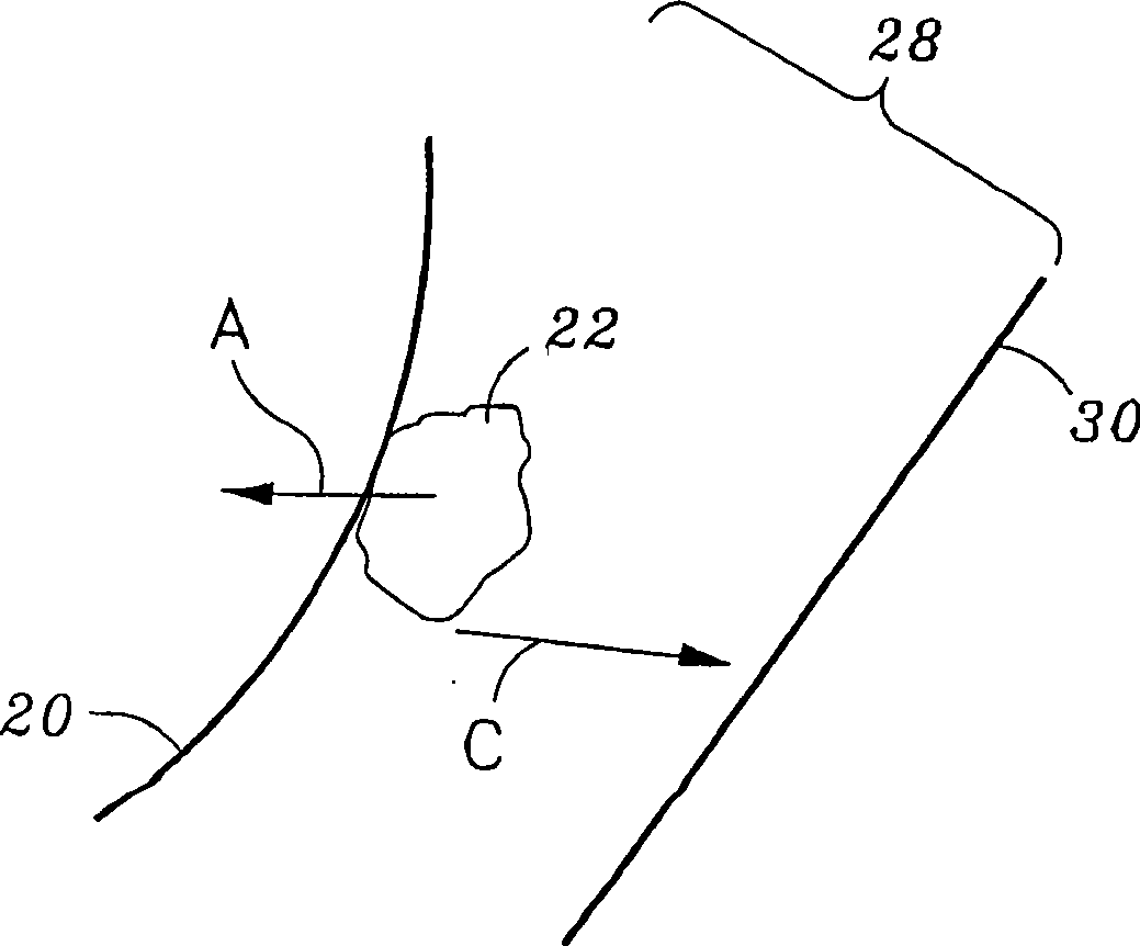 Method of using variably sized coating particles in mono component developing system