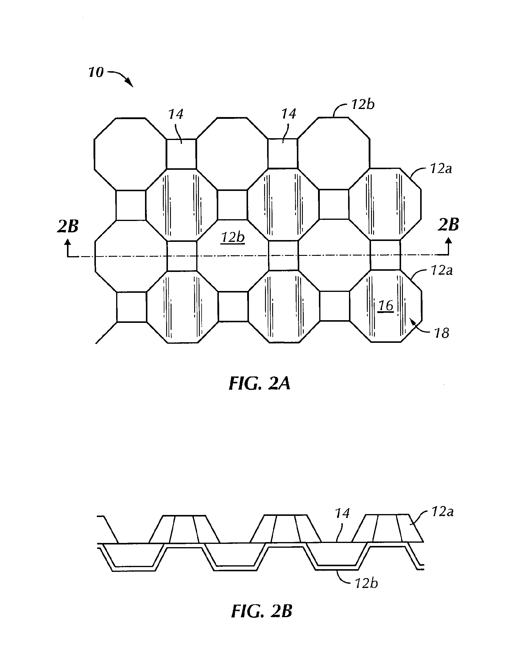 Formed core sandwich structure and method and system for making same