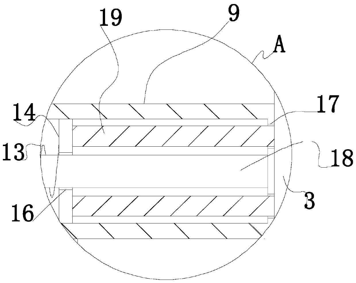 Hardware part paint spraying device