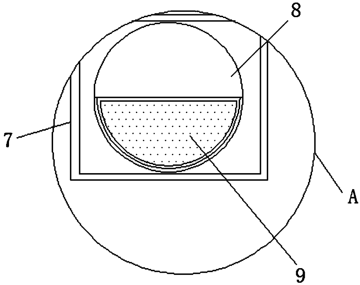 Hydraulic filled retainer wall convenient to clear