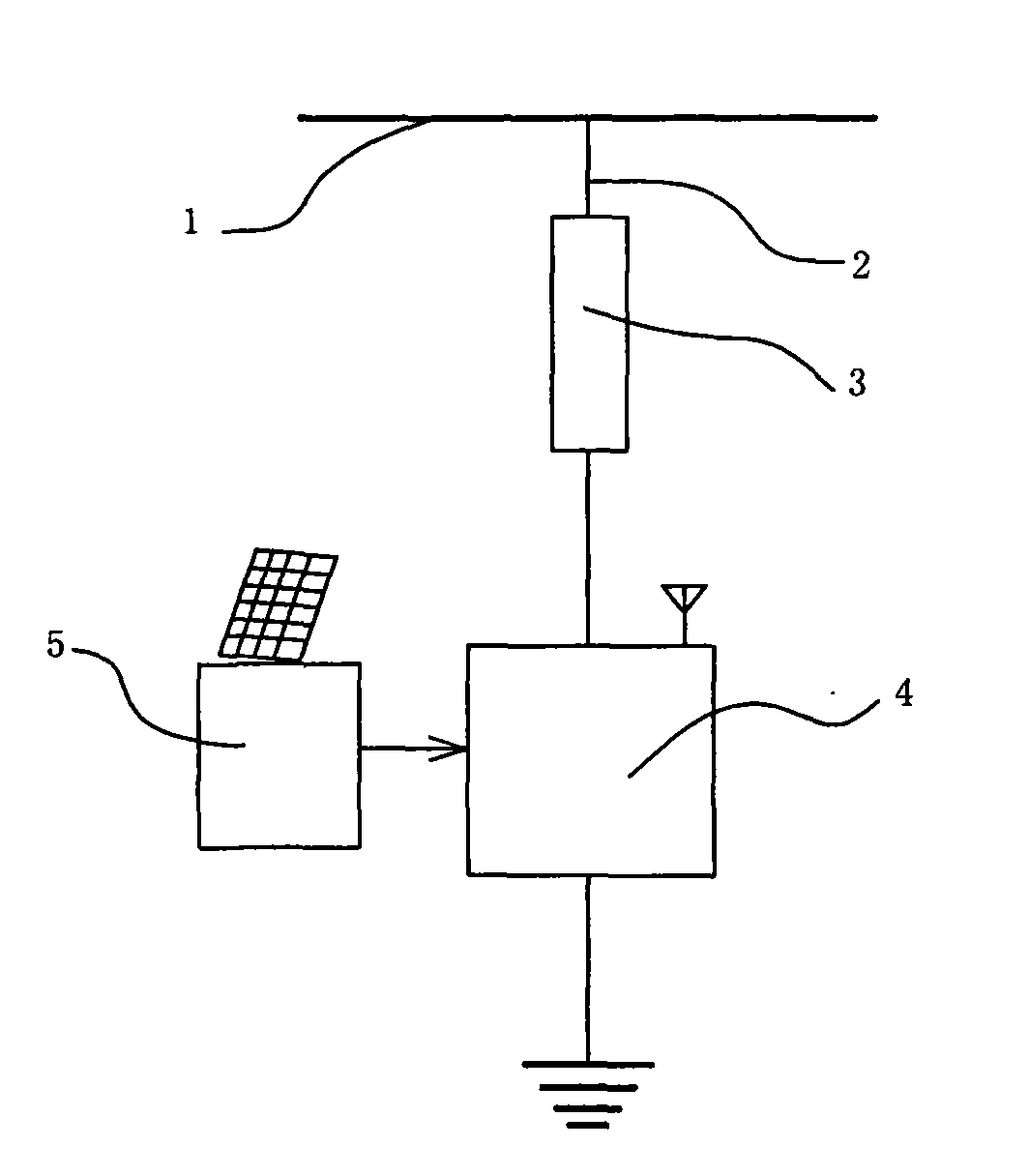 System for remotely monitoring leakage current of lightning arrester on line