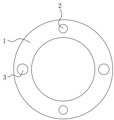 Quick positioning device for detecting hollow pile through low strain method