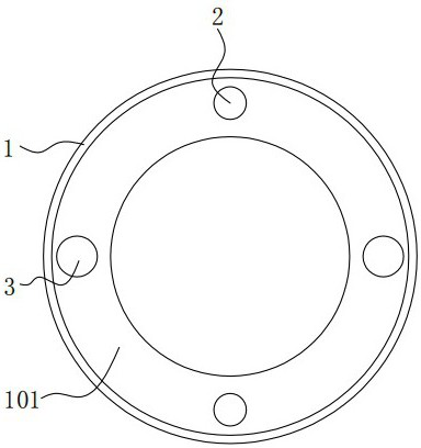 Quick positioning device for detecting hollow pile through low strain method