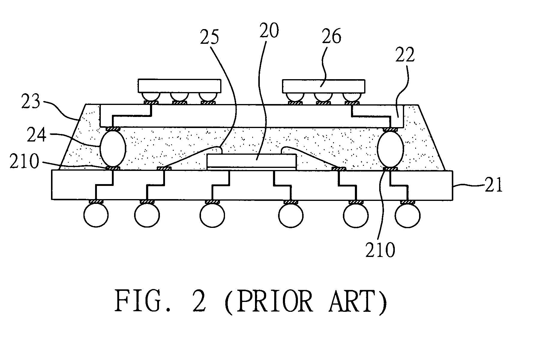 Stacked semiconductor structure and fabrication method thereof