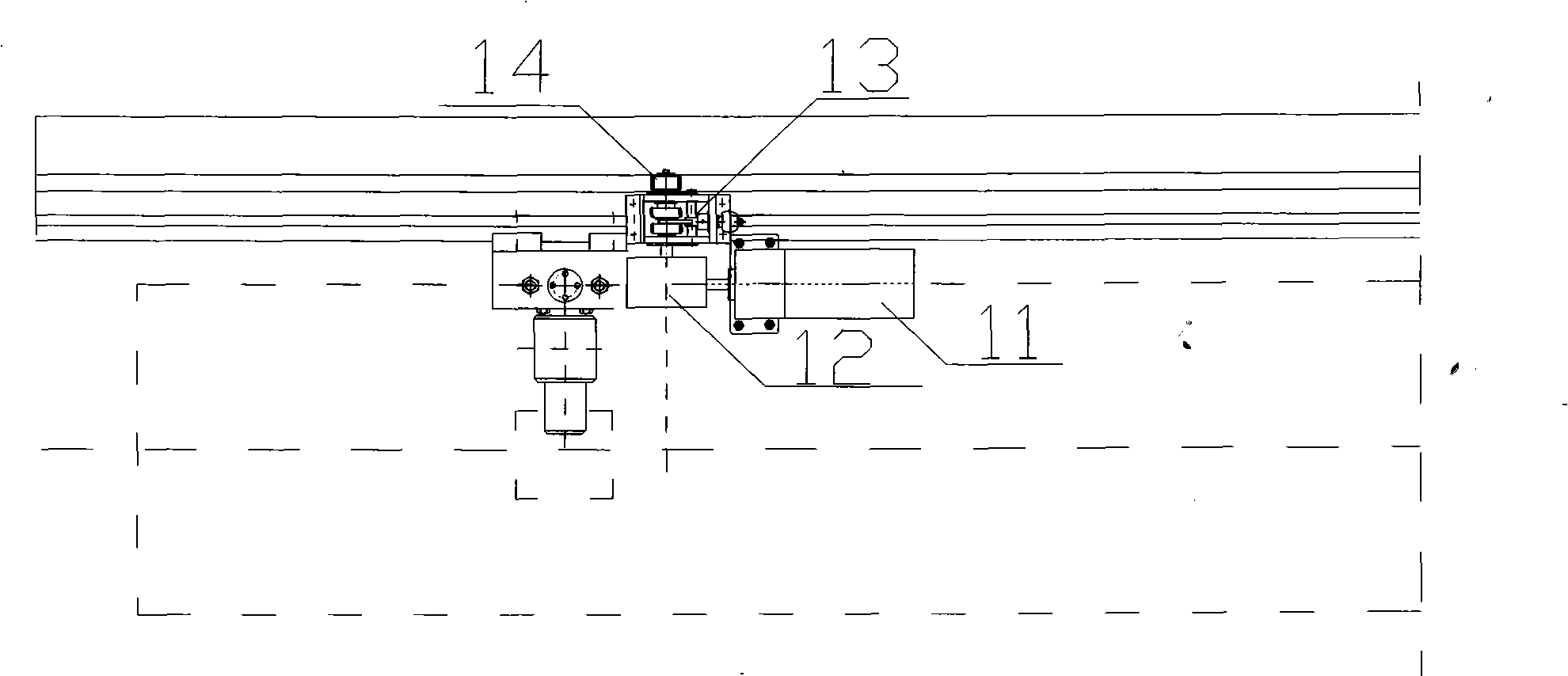 Double-handpiece column roller overlaying welding machine tool