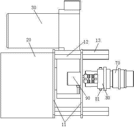 An electric operation module of a direct-acting three-position isolating switch and its application method