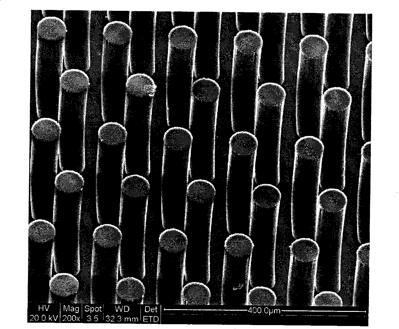 Method for preparing high depth-to-width ratio carbon micro electro-mechanical device