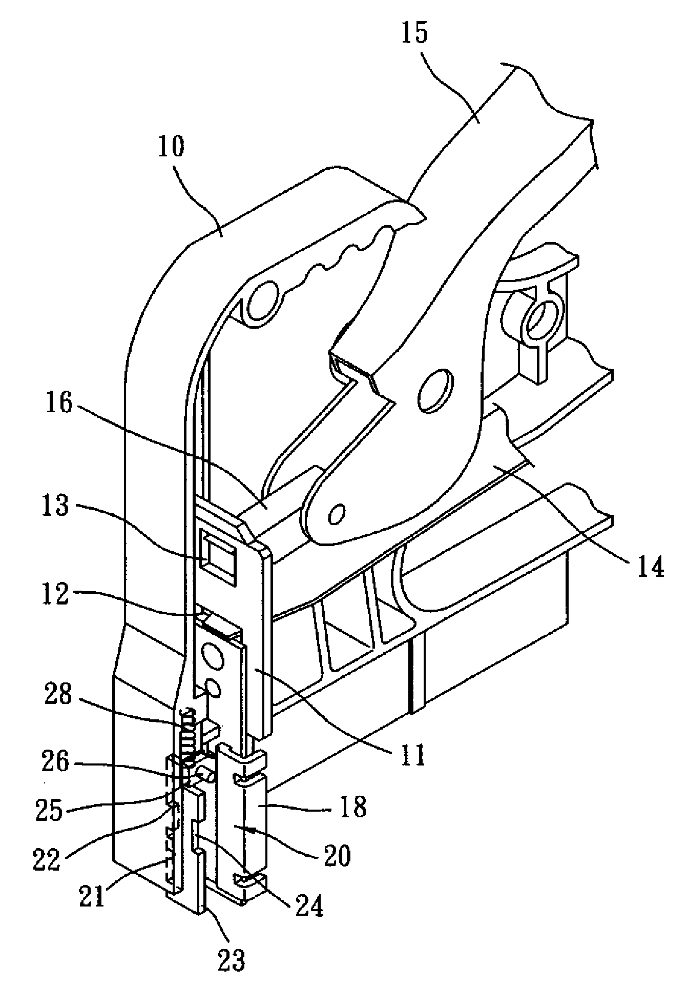 Safety of nailing device