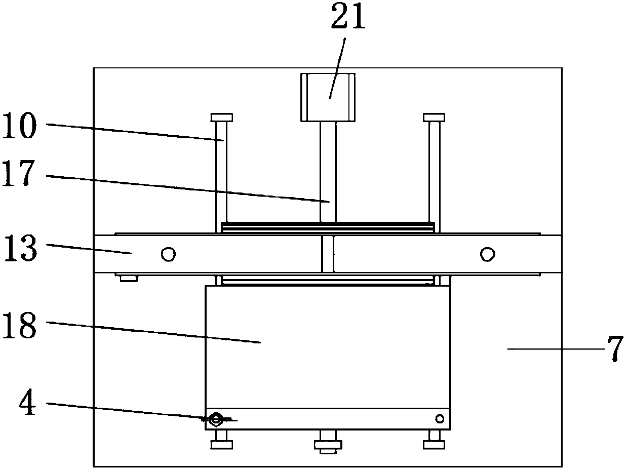 Device for scraping oil on inner surface of fur