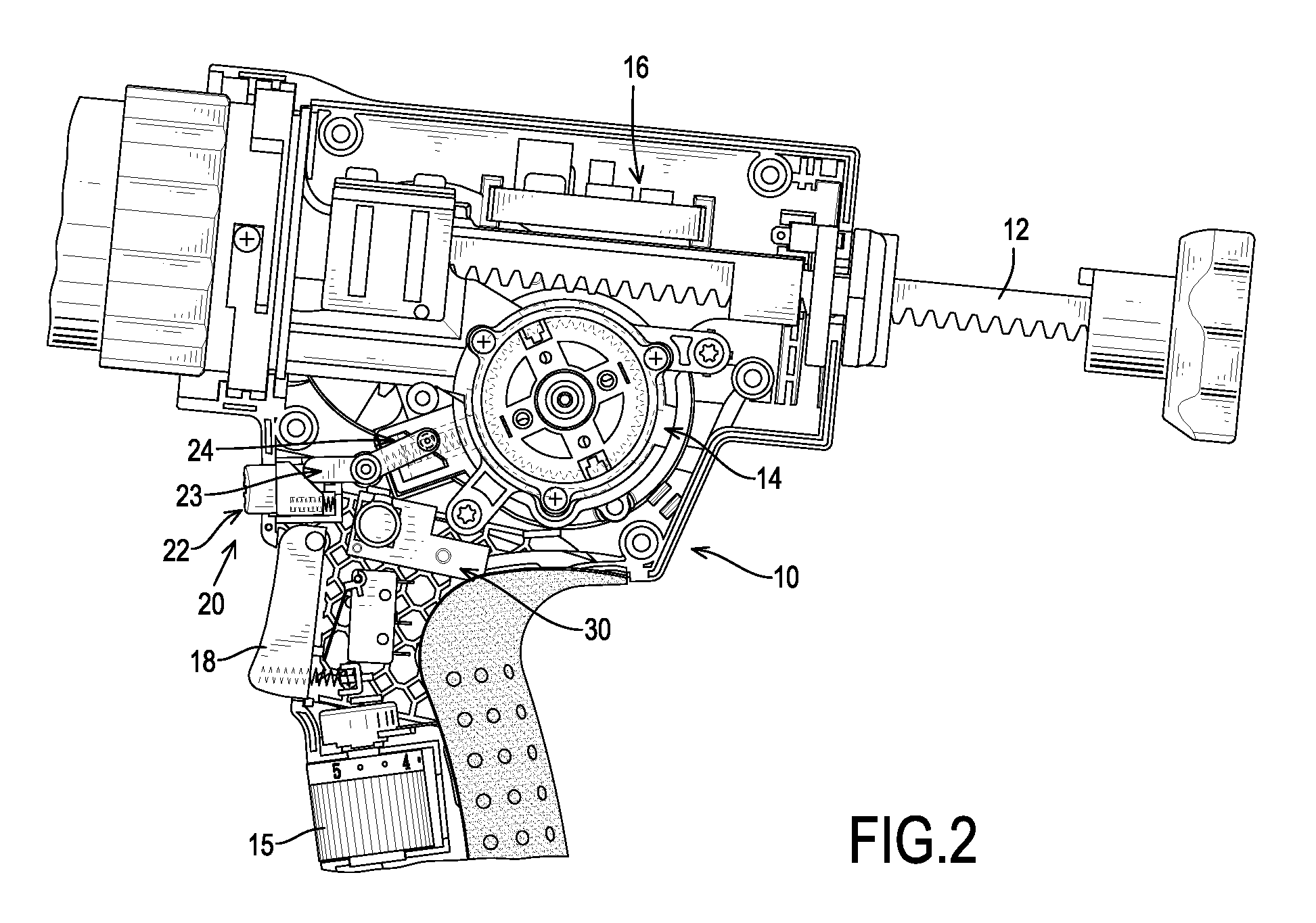 Electrical caulking gun